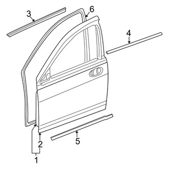 Dodge OE - Front Door - Door & Components