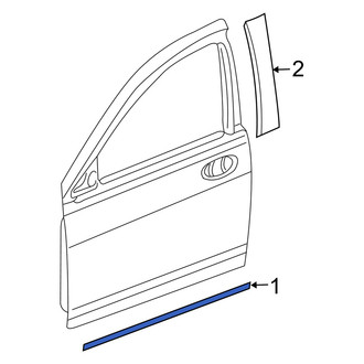 Dodge OE - Front Door Molding