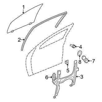 Dodge OE - Front Door - Glass & Hardware
