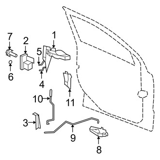Dodge OE - Front Door - Lock & Hardware