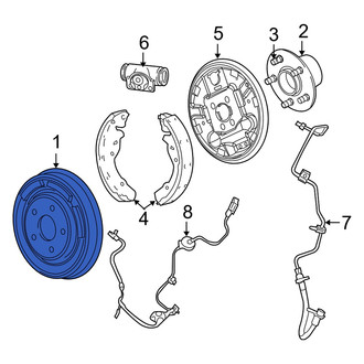 Dodge OE - Rear Brake Drum