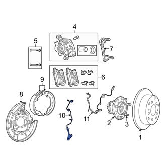 Dodge OE - Rear Left Inner Brake Hydraulic Hose