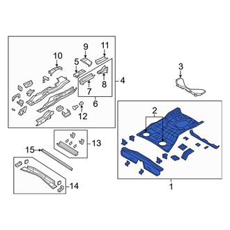Dodge OE - Rear Floor Pan