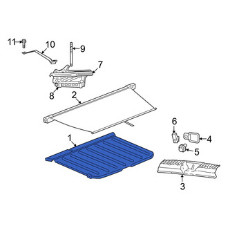 Dodge OE - Rear Spare Tire Compartment Cover
