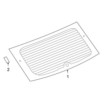 Dodge OE - Lift Gate - Glass