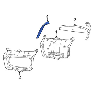 Dodge OE - Rear Left Liftgate Trim Cover