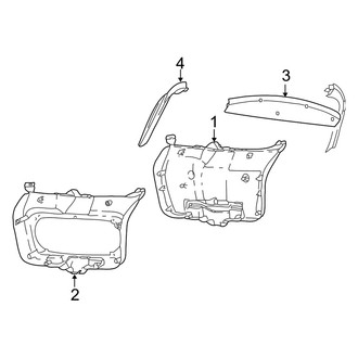 Dodge OE - Lift Gate - Interior Trim