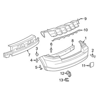 Dodge OE - Rear Bumper - Bumper & Components