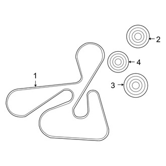 Dodge OE - Cooling - Belts & Pulleys (SRT-4)