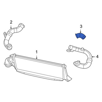 Dodge OE - Inner Intercooler Pipe