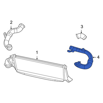 Dodge OE - Outer Intercooler Pipe