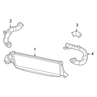 Dodge OE - Cooling - Intercooler (2.4L F Engine VIN Character)