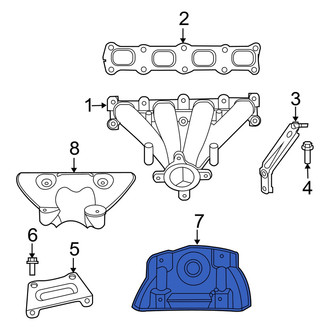 Dodge OE - Upper Exhaust Manifold Heat Shield