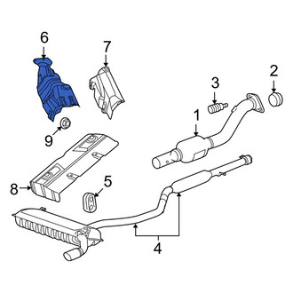 Dodge OE - Floor Pan Heat Shield