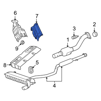 Dodge OE - Floor Pan Heat Shield