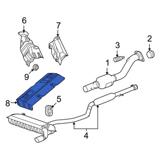 Dodge OE - Floor Pan Heat Shield