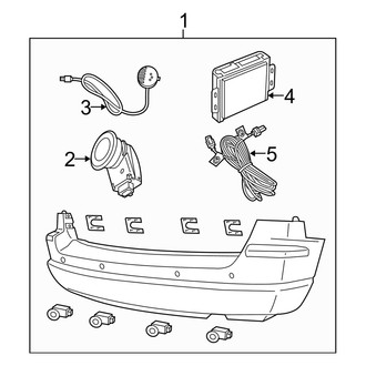 Dodge OE - Electrical Components (Reverse Sensor Kit)