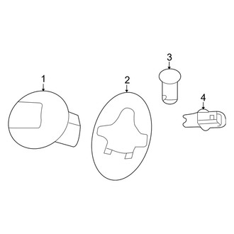 Dodge OE - Front Lamps - Side Marker & Signal Lamps (Sedan)