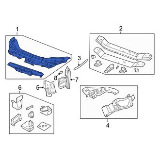 Dodge OE - Front Upper Radiator Support Tie Bar