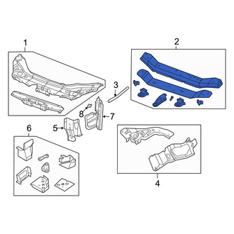 Dodge OE - Front Lower Radiator Support Tie Bar