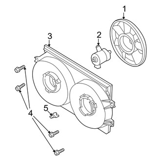 Dodge OE - Cooling Fan (Sedan 2.4L J / X Engine VIN Character)