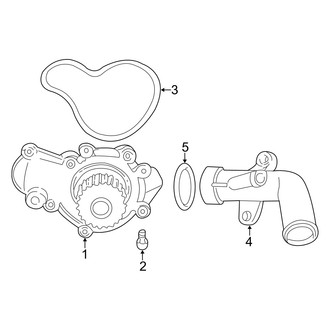 Dodge OE - Cooling - Water Pump (SXT 2.4L)