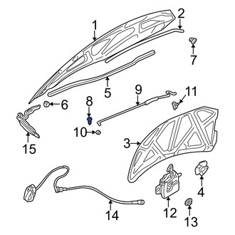 Dodge OE - Front Hood Stop Buffer