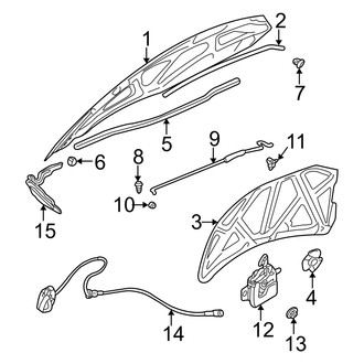 Dodge OE - Hood & Components (Sedan)