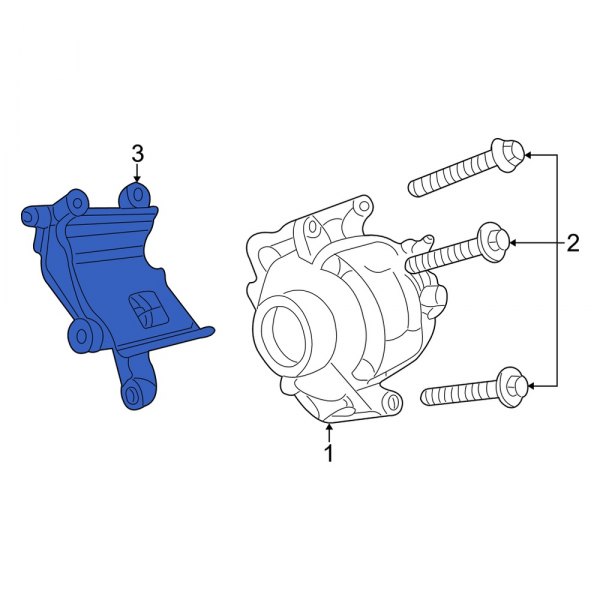 Dodge OE 5281480AA Alternator Adjusting Bracket