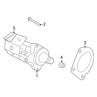 Dodge OE - Electrical - Starter (Sedan 2.7L)