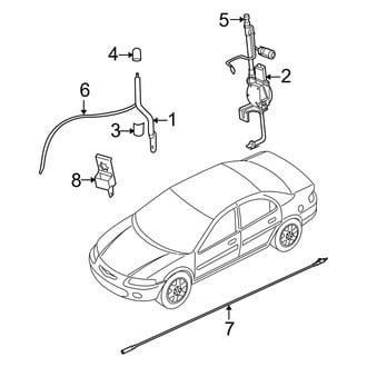 Dodge OE - Electrical - Antenna (Sedan)