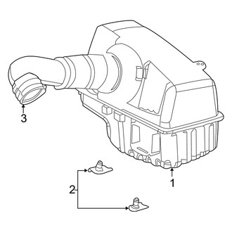 Dodge OE - Engine / Transaxle - Air Intake (Sedan 2.7L)