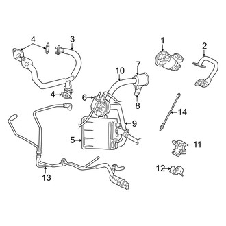 Dodge OE - Emission System - Emission Components (Sedan 2.7L)