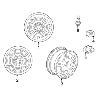 Dodge OE - Wheels (Sedan)