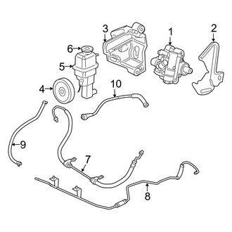 Dodge OE - Steering Gear & Linkage - Pump & Hoses (Sedan X Engine VIN Character)
