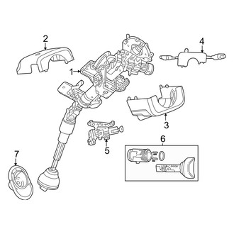 Dodge OE - Steering Column Assembly