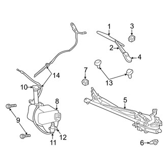 Dodge OE - Windshield - Wiper & Washer Components