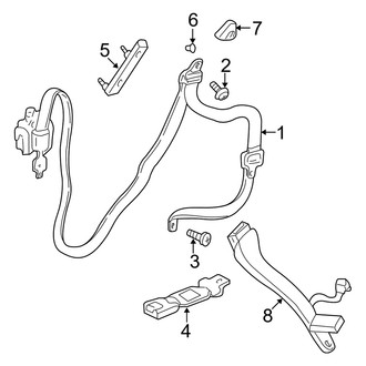 Dodge OE - Restraint Systems - Front Seat Belts (Sedan)