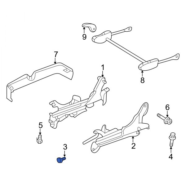 Seat Track Bolt