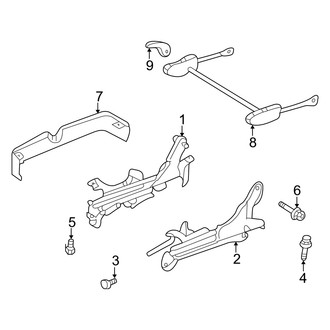 Dodge OE - Seats & Tracks - Tracks & Components (Manual Seats)