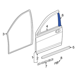 Dodge OE - Front Left Door Applique