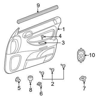 Dodge OE - Front Door - Interior Trim