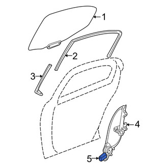 Dodge OE - Rear Left Window Motor
