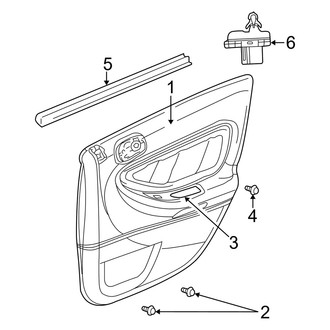 Dodge OE - Rear Door - Interior Trim