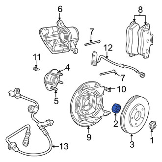 Dodge OE - Front Axle Nut