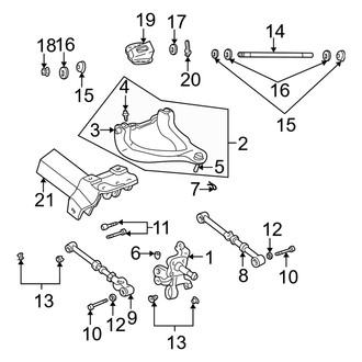 Dodge OE - Rear Suspension - Suspension Components (Sedan)