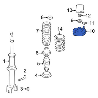 Dodge OE - Rear Suspension Strut Mount