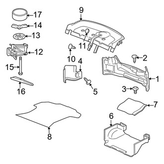 Dodge OE - Rear Body & Floor - Interior Trim (Sedan)