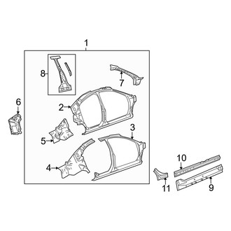 Dodge OE - Pillars, Rocker & Floor - Uniside