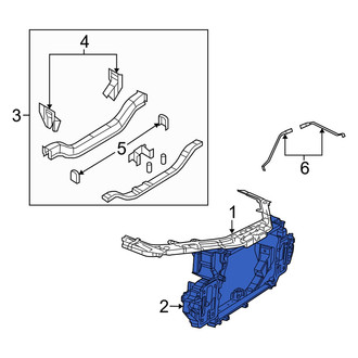 Dodge OE - Front Radiator Support Panel